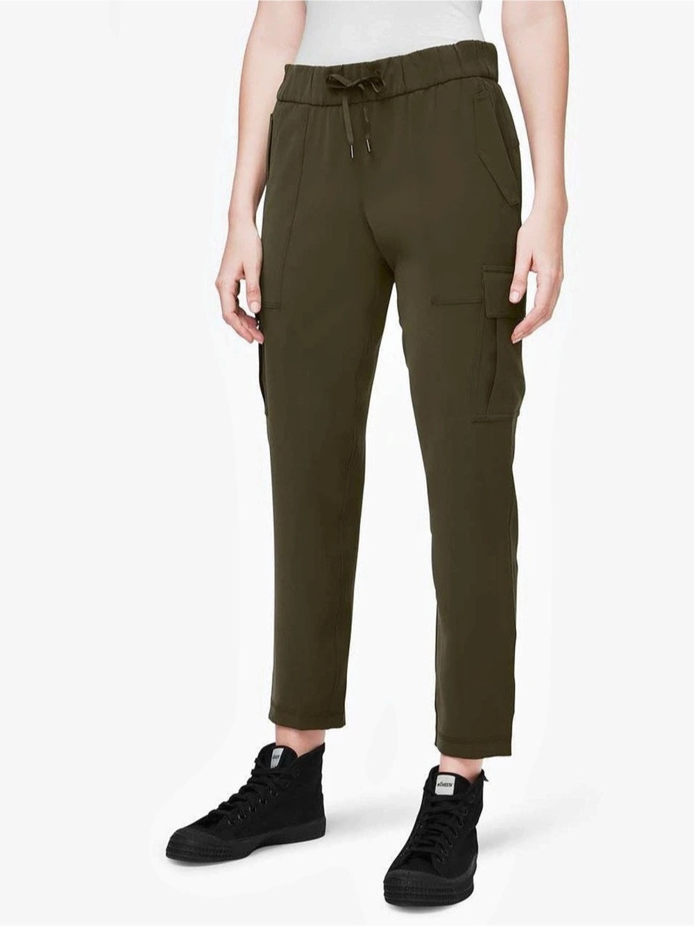 Lululemon Ready Set Cargo Pant Dark Olive Size 8